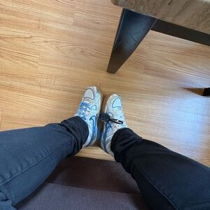 Off-White Blue and White Sneakers
